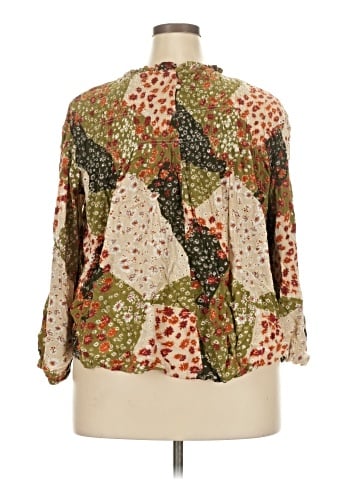 Indigo Soul 3/4 Sleeve Blouse (view 2)
