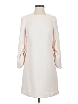 sachin and babi light blue dress Molli Sheer Puff Sleeve Twist Feature Dress White main image 1