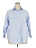 Assorted Brands 100% Polyester Blue 3/4 Sleeve Blouse Size 2X - photo 1