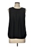 Pale Sky 100% Polyester Black Sleeveless Blouse Size L - photo 1