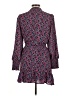 Aqua 100% Polyester Floral Purple Casual Dress Size M - photo 2