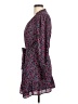 Aqua 100% Polyester Floral Purple Casual Dress Size M - photo 5