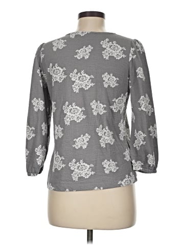 Rose + Olive 3/4 Sleeve Blouse (view 2)