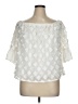 Adiva 100% Polyester White Ivory 3/4 Sleeve Blouse Size XL - photo 1
