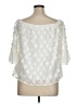 Adiva 100% Polyester White Ivory 3/4 Sleeve Blouse Size XL - photo 2