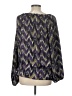 MICHAEL Michael Kors 100% Polyester Purple 3/4 Sleeve Blouse Size L - photo 2