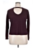 No Comment Burgundy Long Sleeve Top Size XL - photo 1