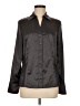 Worthington Metallic Black Long Sleeve Blouse Size M - photo 1
