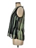 DKNY 100% Polyester Green Sleeveless Blouse Size M - photo 5