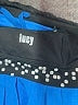 lucy Solid Blue Casual Skirt Size L - photo 3