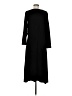 G.I.L.I. Solid Black Casual Dress Size M - photo 2
