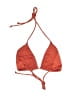 Primark Solid Orange Swimsuit Top Size M - photo 2