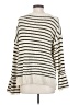 Staccato 100% Polyester Stripes Ivory Pullover Sweater Size S - photo 2