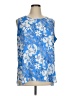 Mario Serrani 100% Polyester Blue Sleeveless Blouse Size XL - photo 1