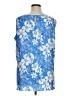 Mario Serrani 100% Polyester Blue Sleeveless Blouse Size XL - photo 2