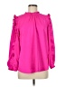 J.Crew 100% Polyester Pink 3/4 Sleeve Blouse Size M - photo 1