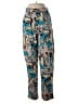 Assorted Brands Print Blue Casual Pants Size M - photo 1