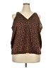 Old Navy Brown Sleeveless Blouse Size XXL - photo 1