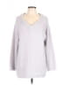 Lou & Grey Silver Pullover Sweater Size L - photo 1