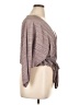 ASOS 100% Polyester Gray Pink Sleeveless Blouse Size 14 - photo 4