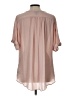 Worthington 100% Polyester Pink Short Sleeve Blouse Size L - photo 2