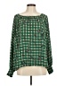 CAbi 100% Polyester Green Long Sleeve Blouse Size M - photo 1