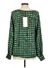 CAbi 100% Polyester Green Long Sleeve Blouse Size M - photo 2