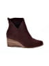 TOMS Burgundy Brown Ankle Boots Size 9 1/2 - photo 1