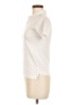 IZOD 100% Polyester Ivory Short Sleeve Blouse Size M - photo 5