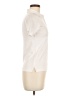 IZOD 100% Polyester Ivory Short Sleeve Blouse Size M - photo 4
