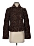 Cupcakes & Cashmere 100% Polyester Animal Print Brown Jacket Size S - photo 1