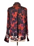 Velvet 100% Polyester Print Red Long Sleeve Blouse Size L - photo 2