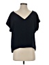 Club Monaco 100% Polyester Black Short Sleeve Top Size S - photo 1