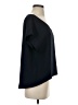 Club Monaco 100% Polyester Black Short Sleeve Top Size S - photo 4