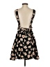 Storia 100% Polyester Floral Black Casual Dress Size S - photo 2