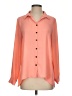 Cotton On Color Block Orange Long Sleeve Blouse Size S - photo 1
