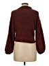 Blue Blush Burgundy Cardigan Size M - photo 2