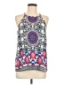 Renee C. Blue Sleeveless Blouse Size M - photo 1