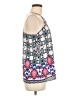 Renee C. Blue Sleeveless Blouse Size M - photo 4