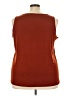 Susan Graver Orange Sleeveless Top Size 3X - photo 2