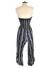 Angie 100% Rayon Paisley Blue Jumpsuit Size S - photo 2