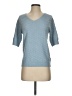 Ella Moss Houndstooth Blue 3/4 Sleeve T-Shirt Size S - photo 1