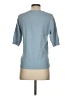 Ella Moss Houndstooth Blue 3/4 Sleeve T-Shirt Size S - photo 2