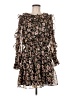 1.State 100% Polyester Floral Black Casual Dress Size M - photo 1