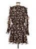 1.State 100% Polyester Floral Black Casual Dress Size M - photo 2