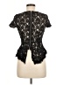Forever 21 Black Short Sleeve Top Size M - photo 2
