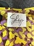 Assorted Brands Animal Print Yellow Short Sleeve Blouse Size L (estimated) - photo 7