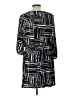 AB Studio Graphic Black Casual Dress Size L - photo 2