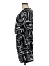 AB Studio Graphic Black Casual Dress Size L - photo 5