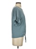 Caution to the Wind Teal Short Sleeve Top Size S - photo 4